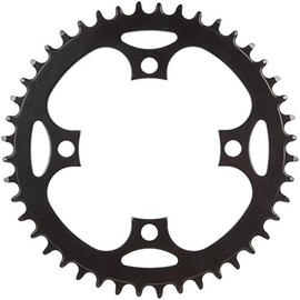M-Wave Unisex Adult PD-R4-A-NW E-Bike Chainring, for 1/2 x 3/32 & 11/128 Inch Chains, for Brose, Bosch, Shimano... Bolt Circle 104 mm, Black, 20 x 20 x 1 cm
