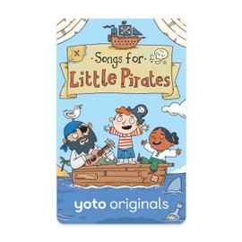 Yoto Songs for Little Pirates – Kids Musical Card for Use with Yoto Player & Mini All-in-1 Audio Player, Screen-Free Listening with Fun Singalong Music for Playtime, Parties & Travel, Ages 3+