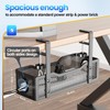 Cinati Under Desk Cable Management Tray – 15.7” No-Drill Cable