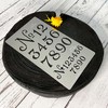 Aleks Melnyk No.452 Metal Stencil, Small Number Stencil, Size 1in