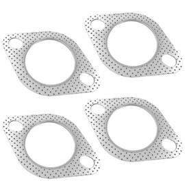 Muffler Gasket, Turbo Gasket, Exhaust Gasket, Flange Gasket, Inner Diameter 1.7 inches (44 mm), Thickness 0.08 inch (2 mm), 4 Pieces, Turbo Gasket, For Cars, Motorcycles, Engine, Cover, Gaskets,