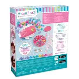 Make It Real: Snap N' Glam Hair Styling Set - Reusable Gems, Accents & Bead Clips, Create Unique Styles for Every Type of Hair, Girls & Kids Ages 8+