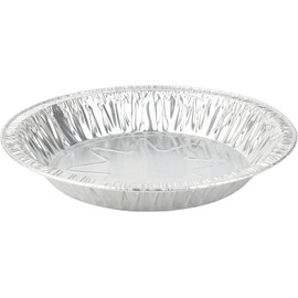 D&S* MART Round Aluminum Foil Pans 4x19 cm (50 Pack) | Disposable Tin Pan for Baking, Cooking, Heating, Storage, Roasting, & Reheating & Food Storage