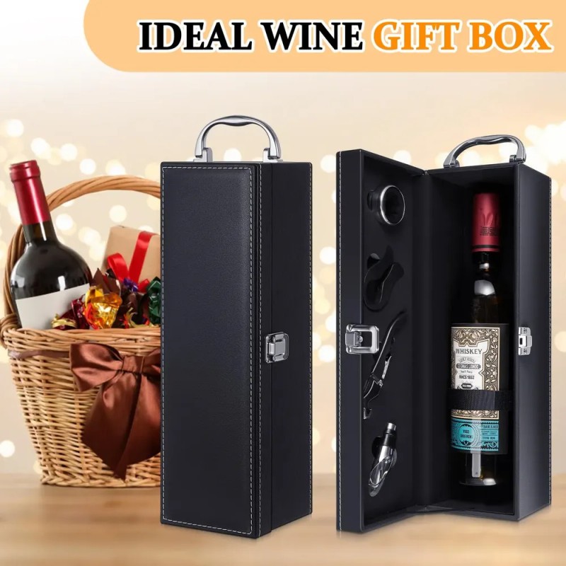 Aceorbit Juego De 2 Cajas De Regalo De Vino De