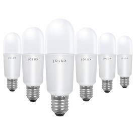 Jolux led Stick Lights for Enclosed Fixture,Led bulbs100 Watt Equivalent,3000K Warm White,1500 LM,E26 Medium Screw Base,High Lumen Light Bulb,Non-Dimmable, 6 Count (Pack of 1)………