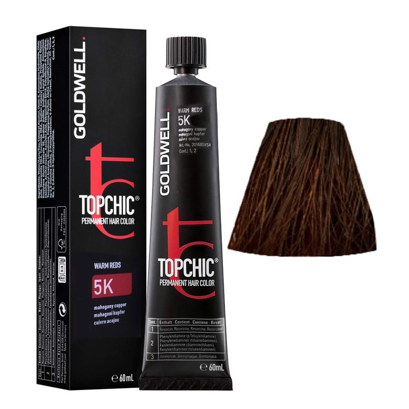 Goldwell Topchic TB Permanent Hair Colour, 5K Mahogany Copper, 60