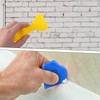 WJIAAA 12 Pcs Silicone Caulking Tool Set, Blue Reuse Grout