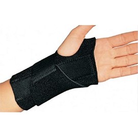 MCK24713000 - Djo Global Wrist Splint Cinch-Lock Neoprene Left Hand Black One Size Fits Most