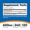 Nutricost Alpha Lipoic Acid 600mg - 240 Vegetarian Capsules