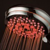 HotelSpa Neon Ultra-Luxury 7-setting LED Hand Shower with Chrome Face