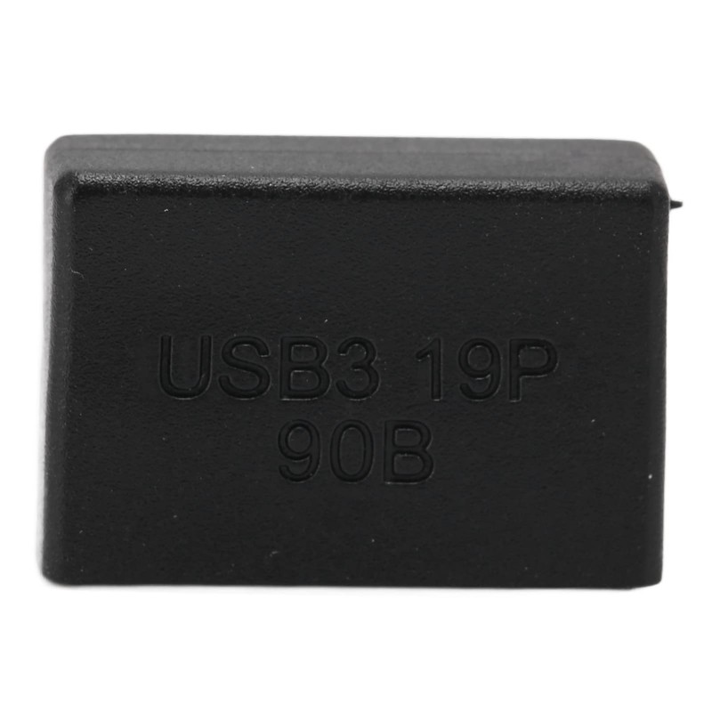 Yunseity USB Front Plate Adapter Vertical 90 Degree Angle USB