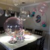 Bubble Bobo Balloons: 15 Pink, 24in Crystal Transparent Stretchable Stuffables