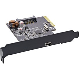 InLine® Interface Card, PCIe x4, USB 3.2 Gen.2x2, 1x USB Type-C, Includes Low-Profile Slot Bracket