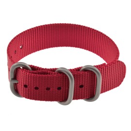 [MZBUTIQ] Nylon Watch Band Replacement Thick 3 Rings (18mm, 19mm, 20mm, 21mm, 22mm, 23mm, 24mm)