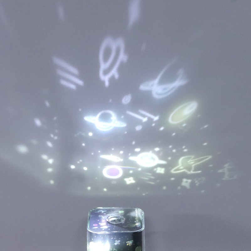 Starlight Humidifier Ultrasonic LED Night Light Silent 300ml Dual Mode