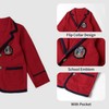 Mud Kingdom Little Girl Badge Red Blazer Long Sleeve with