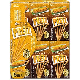 Pretz Glico Wagokoro PRETZ (Hokkaido Exclusive), 0.9 oz (24.5 g) x 6 Boxes