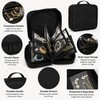 Transparent Travel Jewelry Organizer Bag for Accessories – Multi-Layer PVC