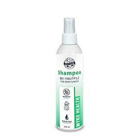 Natürliches Myko-Health Hundeshampoo von Bellfor - 250 ml. Ideal für Hunde mit Hautpilz. Natürliche Linderung bei Juckreiz, Schuppen und Hautpilz, sanft und effektiv, mit beruhigenden Inhaltsstoffen.