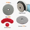 BRSCHNITT Diamond Polishing Discs Set 100 mm - #400 Dry