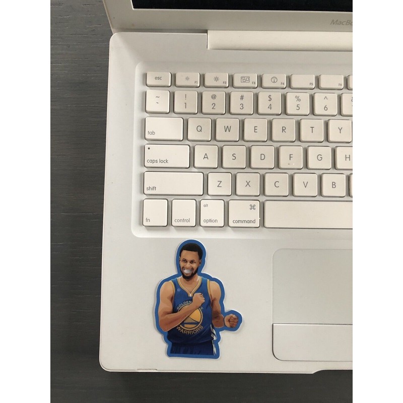 Steph Curry Vinyl Sticker Art Golden State Warriors Champion High
