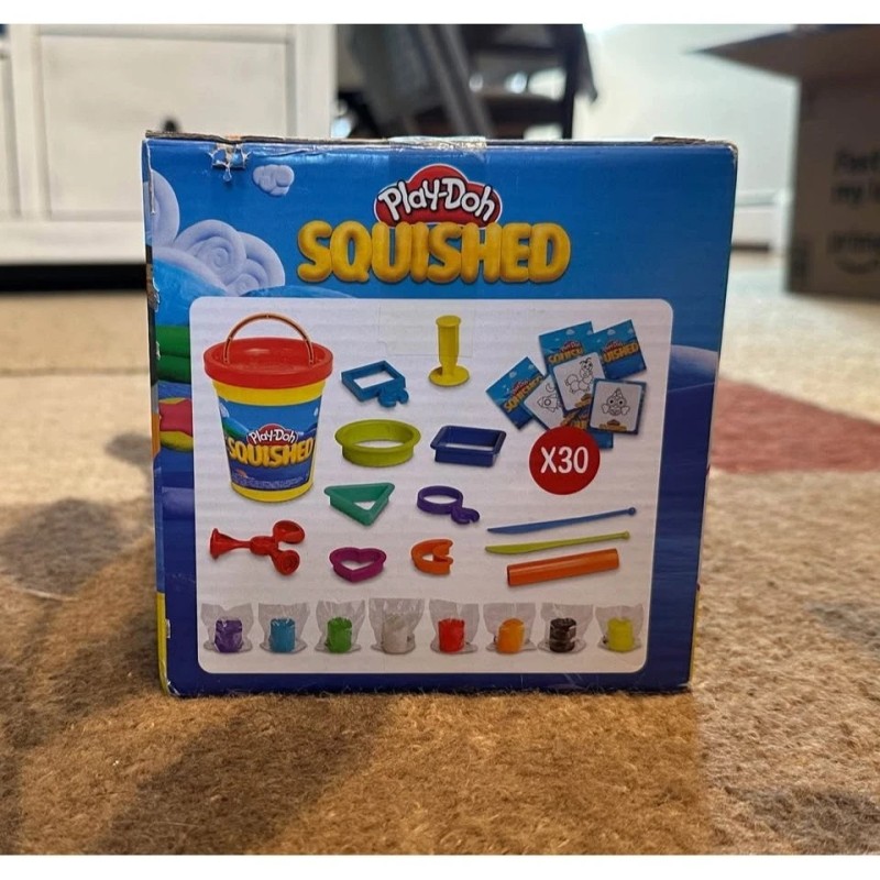 Play-Doh Squished Creative Challenge Set with 4 Activities for Kids