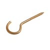 2 x Screw In Hooks No.12 6mm x 80mm EB