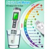 Digital pH Meter with TDS and Temperature Display, LCD Screen,