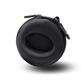 JP Number Watch Case Carrying Storage Case 2.0 inches (50 mm) for 1 Piece with Carabiner and Cushion (Black)