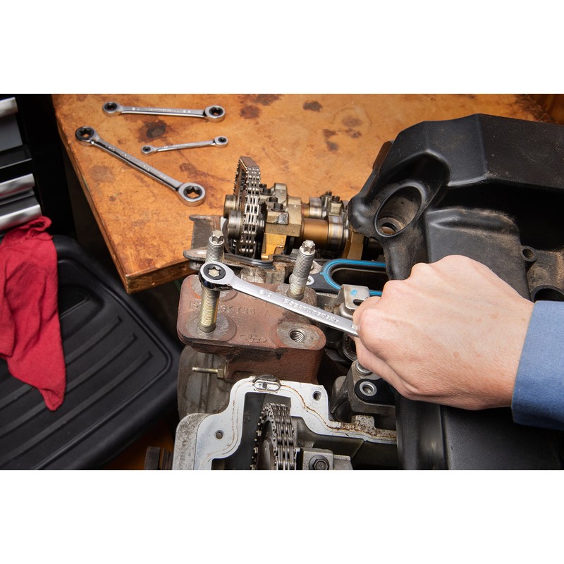 GEARWRENCH 4 Piece Double Box Ratcheting E-Torx Wrench Set| 9224D