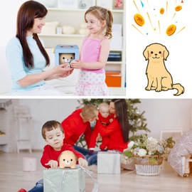 Children's Money Box, Funny Dog Piggy Bank for Girls, Holiday Fund Money Box, Money Box for Adults, Children's Money Box, Piggy Bank for Adults Kids