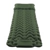 Inflatable Camping Sleeping Pad Green Leakproof Waterproof Portable Outdoor Camping