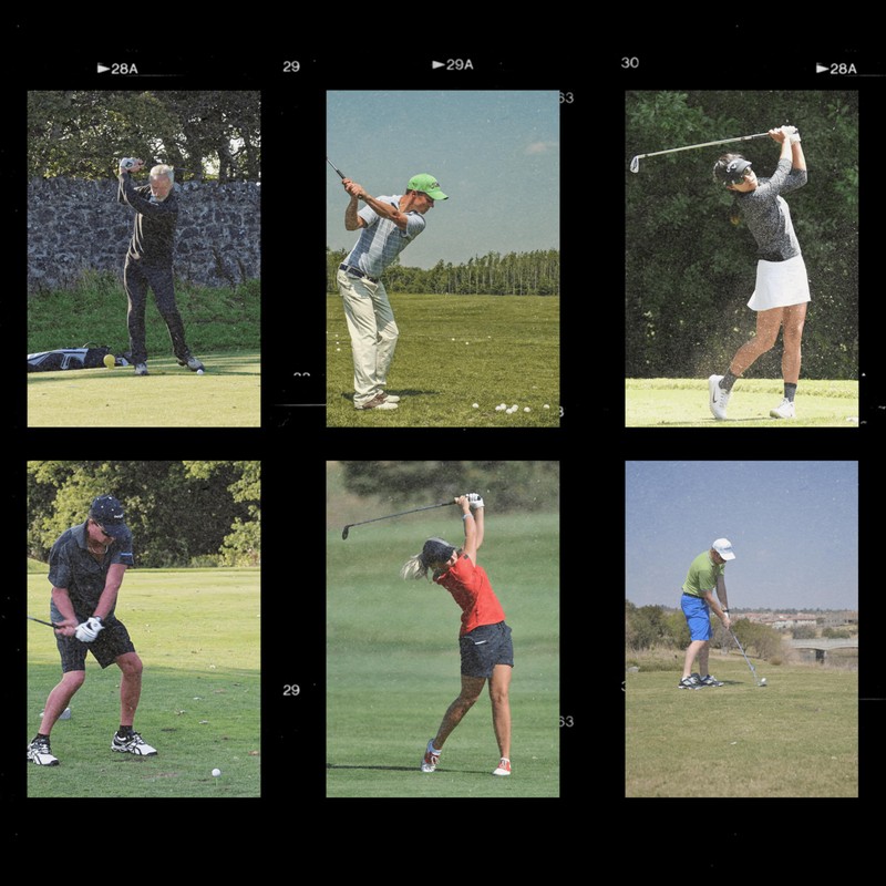 Golf Filming Stick, Record Golf Swing with Magnetic Phone Holder,