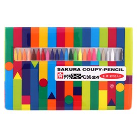 SAKURA Coupy Pencil, 24 Colors, Soft Case