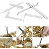 TUOREN Saxophone Repair Tool Set Stainless Steel Sax Pad Leveling