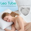 LeoTube Satin Knee Pillow Cover for Heart Shaped Leg &