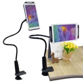 자바라 침대 책상 휴대폰 태블릿 거치대 최대 55cm길이 IY-JAB06 Adjustable Bed Desk Smartphone Tablet Stand Maximum Length 55cm IY-JAB06