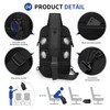 SUIKIHUM Sling Bag for Men, Anti Theft Mini Backpack with