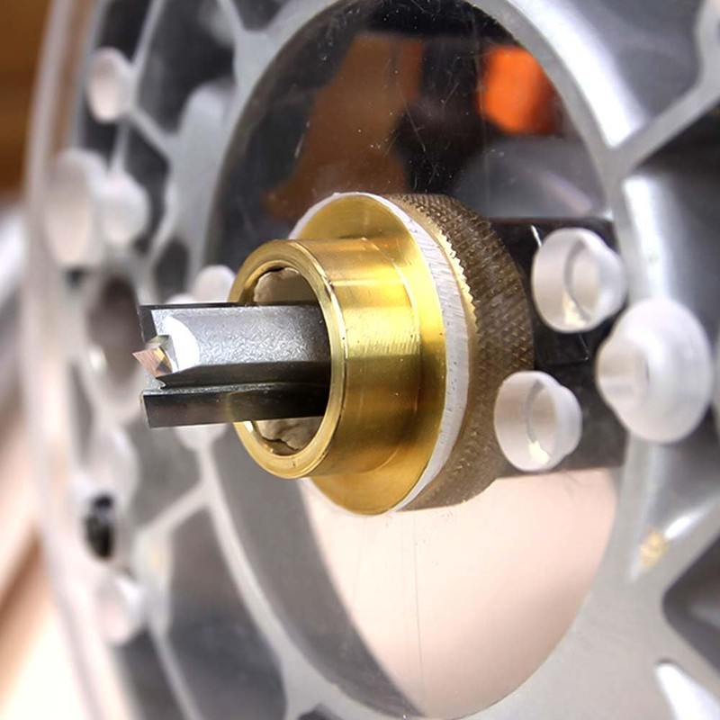 Big Horn 19604 Brass Router Bushing Set, 9-Piece