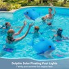 Goallim Solar Floating Pool Lights Dolphin, Glow in The Dark