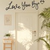 Love You Bye Above Door Sign, Love You Bye Sign