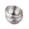 IMEEA Rice Bowl, Rice Bowl, Stainless Steel, Heat Resistant, Double