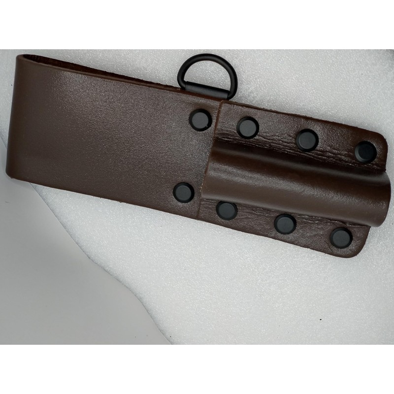 Brown Leather Single Spanner Frog/Pocket/Pouch BBI for Scaffolding Tool Belt