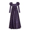 Regency Empire Dress Jane Austen Vintage High Waistline Tea Party