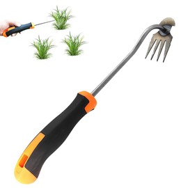 AEUZWR Gardening Hand Weed Remover, Weed Remover Device, Gardening Hand Weed Cutter, Garden Tool, Weed Remover Device, Joint Scraper with Handle