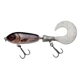 Abu Garcia Svartzonker McMio Pike & Musky Fishing Lure – Floating Jerkbait for Freshwater Predators – Ideal for Pike, Musky, Zander & Perch – Realistic 3D Design, Real Roach 18 cm
