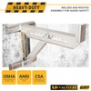 Metaltech 1 Unit 2-Rung Ladder Jack E-LJ20, Aluminum Jack for