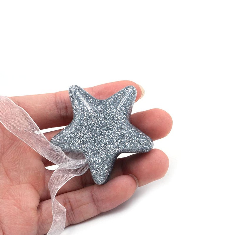 ANCLLO One Pair Star Magnetic Curtain Buckle Silk Holder Tiebacks