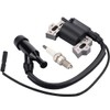 GOIPKO 30500-ZE1-033 Ignition Coil Module with Spark Plug Fit for