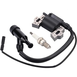 GOIPKO 30500-ZE1-033 Ignition Coil Module with Spark Plug Fit for Honda GX160 GX200 GX270 GX390 Engine Generator Replace# 30500-ZE1-063, 30500-ZE1-073